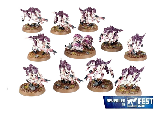 Monopose Tyranid Termagants With Ripper Swarm